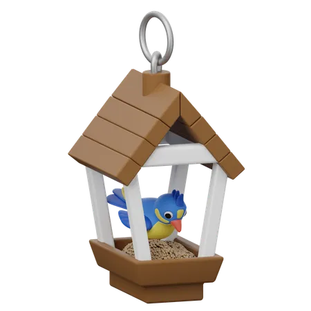 Mangeoire pour les oiseaux  3D Icon