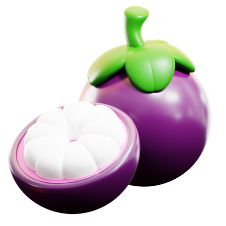 Manggosten  3D Icon