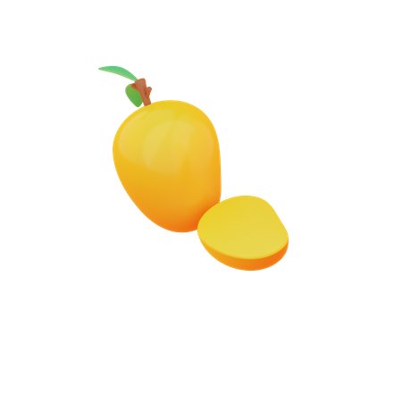 Mango  3D Illustration