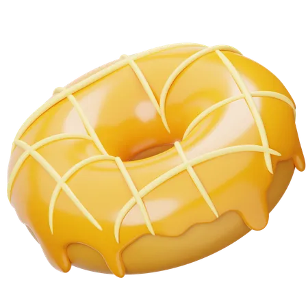 Mango Donuts  3D Icon