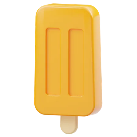 Mango Ice Cream Stick  3D Icon