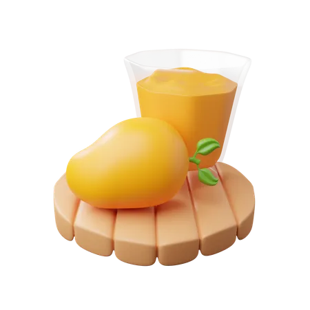 Mango juice  3D Icon