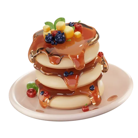 Mango Pancake  3D Icon