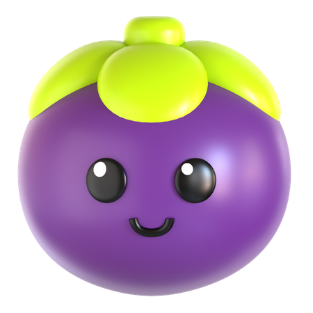 Mangostan  3D Icon