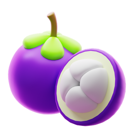 Mangostan  3D Icon