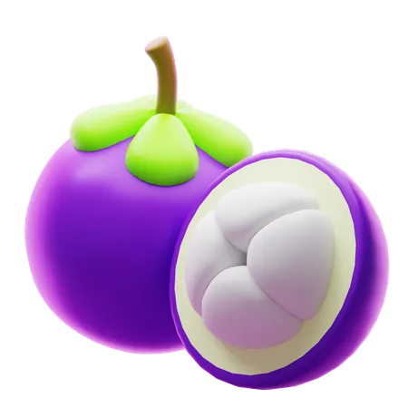 Mangostan  3D Icon