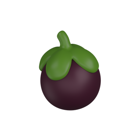 Mangostan  3D Icon