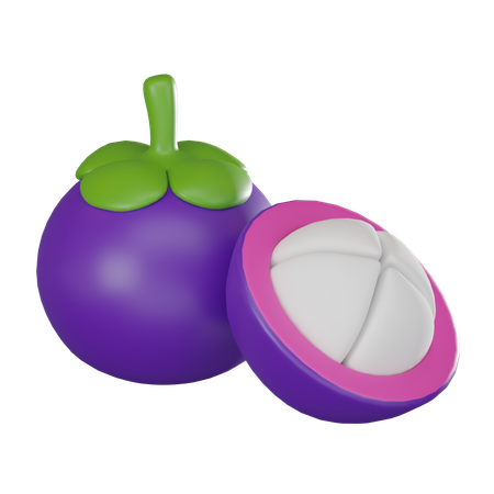 Mangostana  3D Icon