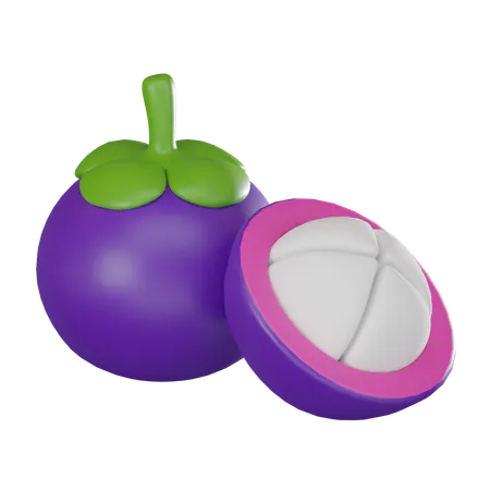 Mangostana  3D Icon