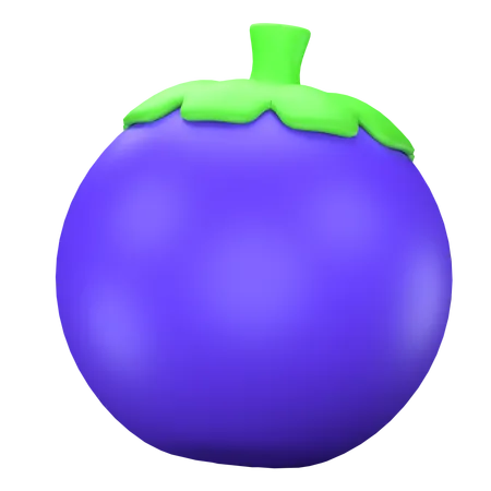 Mangosteen  3D Icon