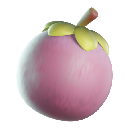 Mangosteen  3D Icon