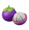 mangosteen 3d icon