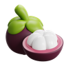 mangosteen emoji 3d