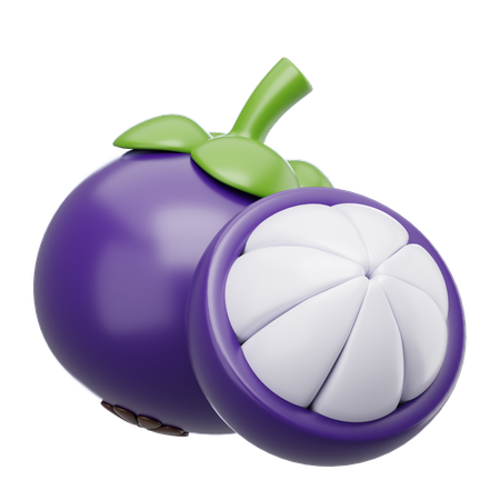 Mangostão  3D Icon