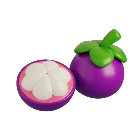 Mangoustan  3D Icon