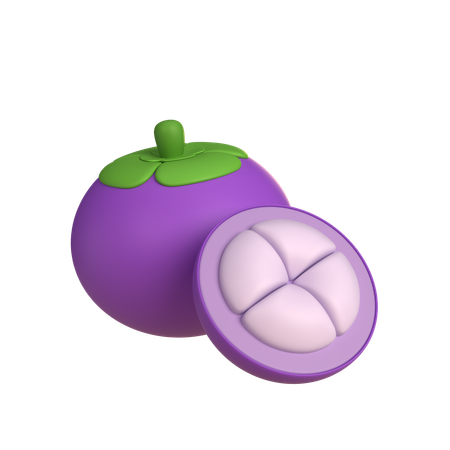 Mangoustan  3D Icon