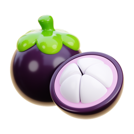Mangoustan  3D Icon