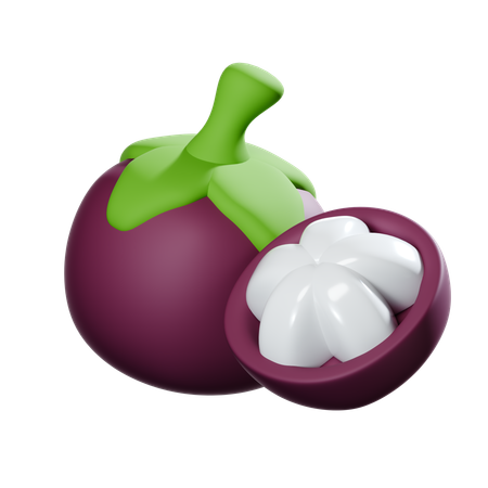 Mangoustan  3D Icon