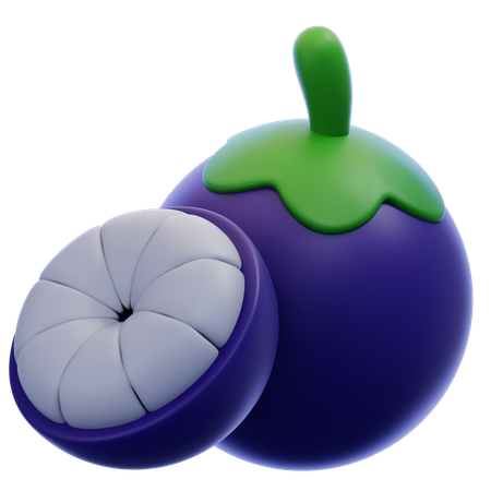 Mangoustan  3D Icon