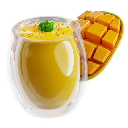 Lassi à la mangue  3D Icon