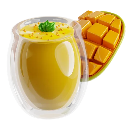 Lassi à la mangue  3D Icon