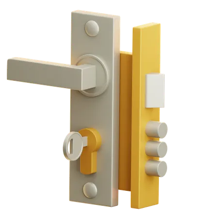Manija de la puerta  3D Icon