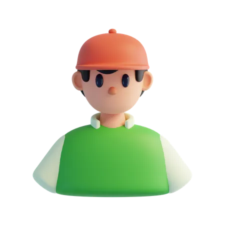 Mann  3D Icon