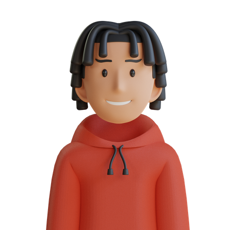 Dreadlock-Jacke für Männer  3D Icon