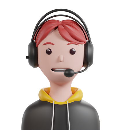 Männlicher Agent  3D Icon