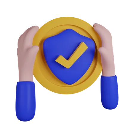 Mano de éxito  3D Icon