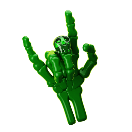 Mano aterradora  3D Icon