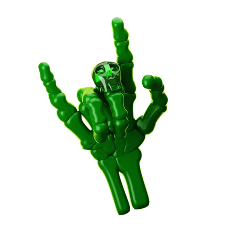 Mano aterradora  3D Icon