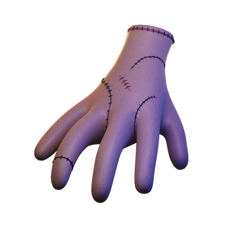 Mano aterradora  3D Icon