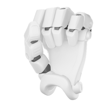 Mano de robot de choque de puños  3D Icon