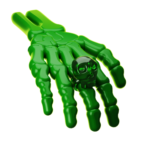 Mano esqueleto  3D Icon