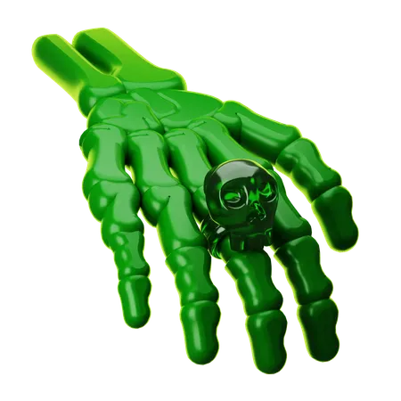 Mano esqueleto  3D Icon