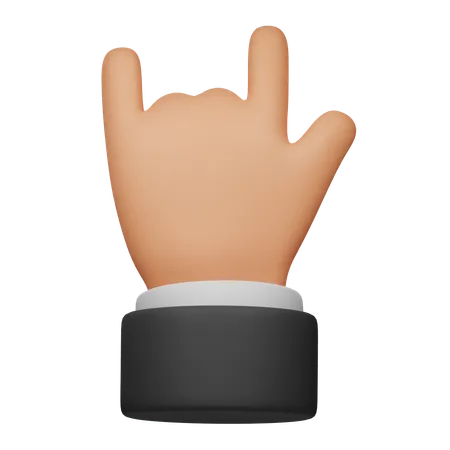 Mano di metallo  3D Icon