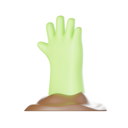 Mano monstruo  3D Icon