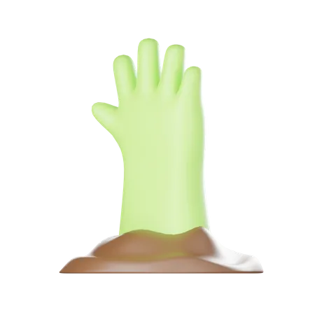 Mano monstruo  3D Icon