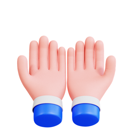 Mano orando  3D Icon