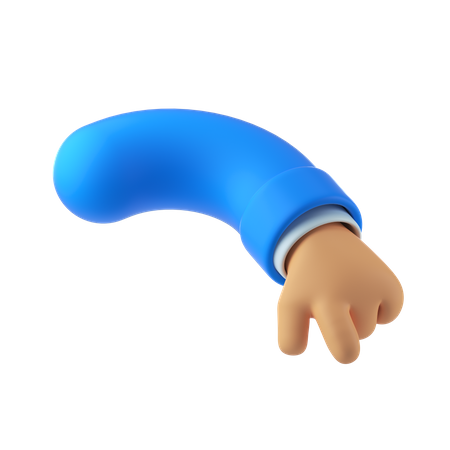Mano que señala con el dedo  3D Icon
