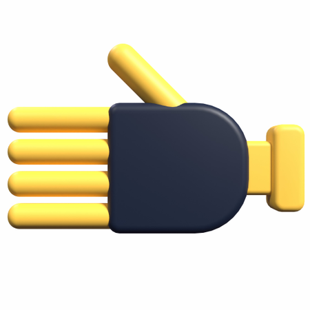 Mano robótica  3D Icon