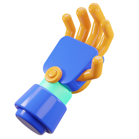 Mano robótica  3D Icon