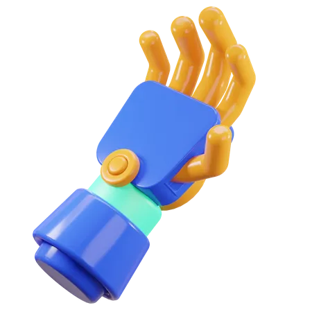 Mano robótica  3D Icon