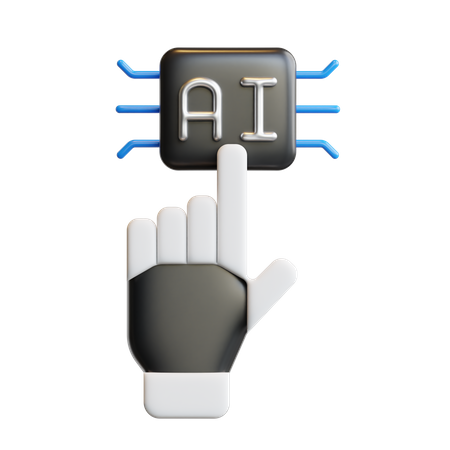 Mano robótica  3D Icon