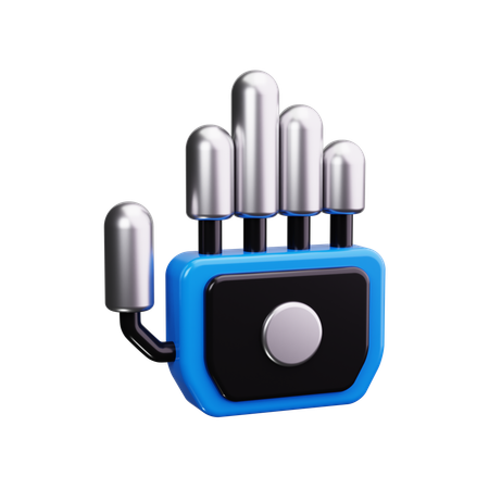 Mano robótica  3D Icon