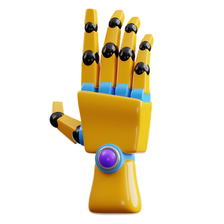 Mano robótica  3D Icon