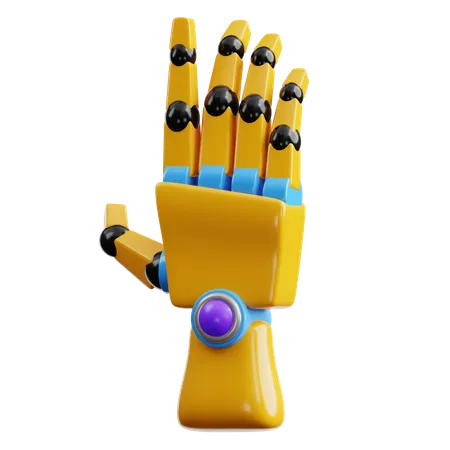 Mano robótica  3D Icon