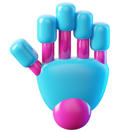 Mano robótica  3D Icon