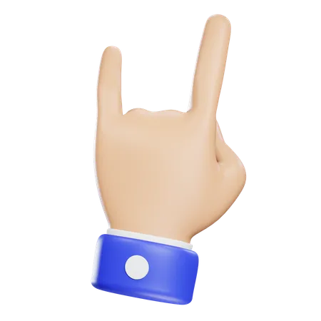 Mano de roca  3D Icon